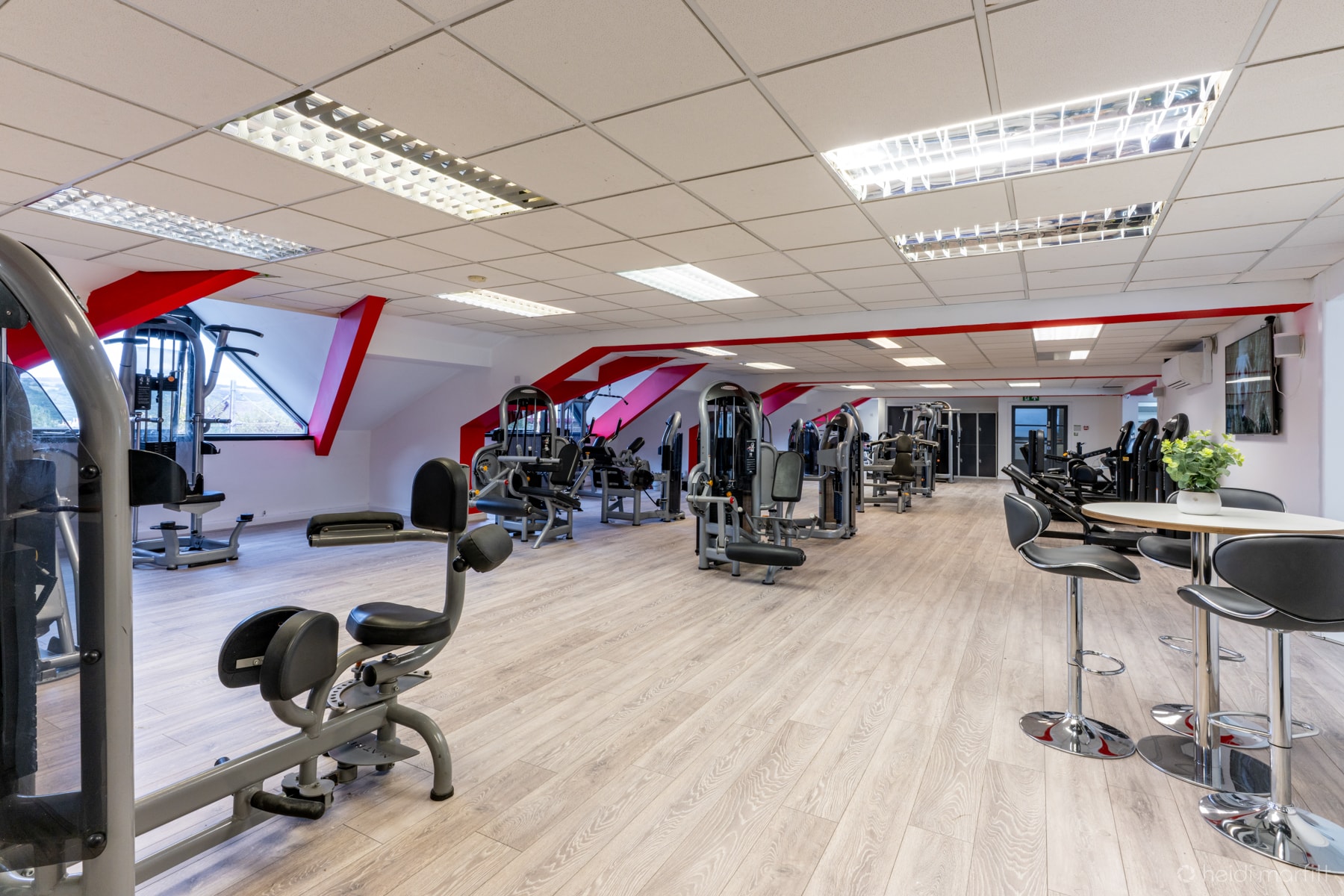 Squats gym — resistance machines floor